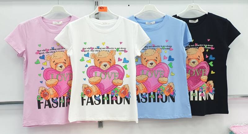 Bluzki damskie Roz M-2XL, Mix Kolor Paczka 12 szt 1